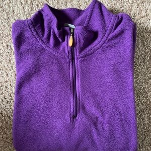 Purple pullover sweater